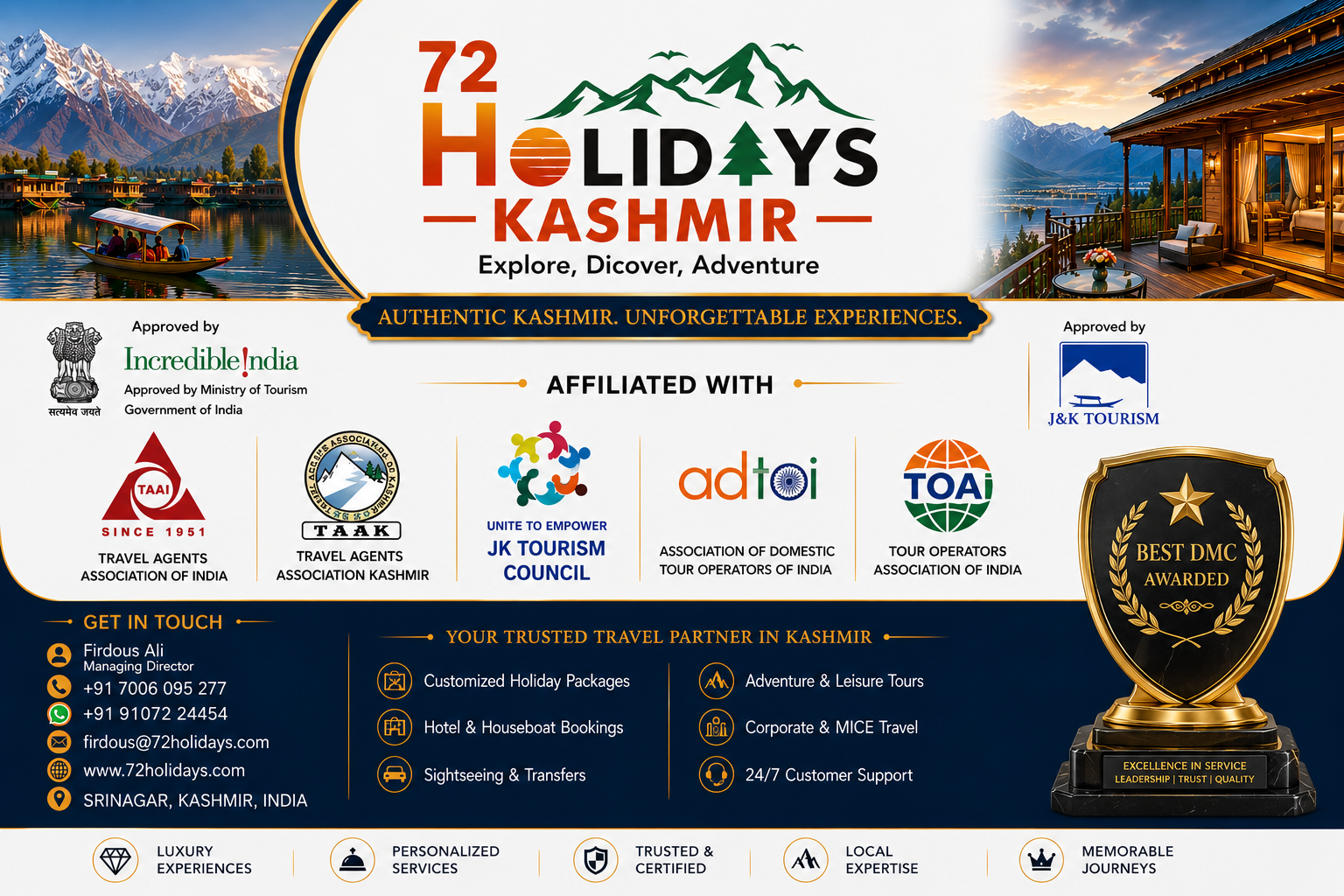 72 Holidays Kashmir